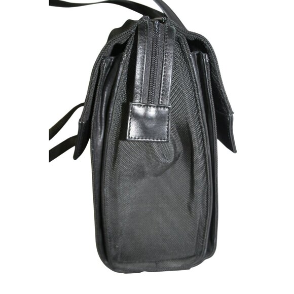 Tumi Alpha Black Nylon & Leather Briefcase Tote Bag 43010D3 Laptop Biz Travel - Picture 8 of 12